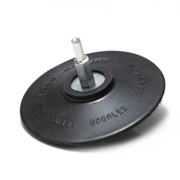 Rubber Hook and Loop Backing Pad / 4.5" (115 mm)
